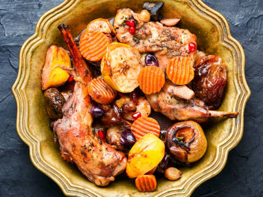 Herfstgerechten met konijn